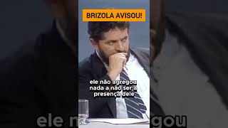 Brizola avisou ele desconfiava de Lula e do PTdebate brizola lula politica [upl. by Tnerual]