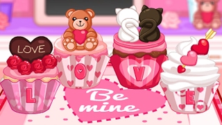 Sweet Valentine Cupcakes  Cooking Games for Girls [upl. by Averill]