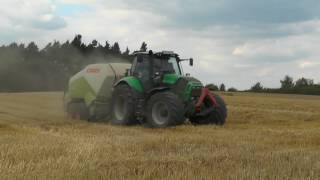 Giganten im Einsatz CLAAS Quaderballenpressen QUADRANT 3200 beim Strohpressen mit leistungsstarken [upl. by Deck720]