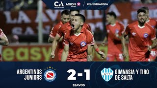 32avos Argentinos Juniors 2  Gimnasia y Tiro 1 [upl. by Erihppas]