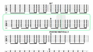 YES ● Siberian Khatru  Isolated Guitar 2  TAB [upl. by Oirevas]