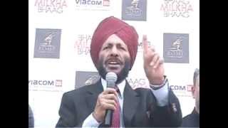 Exclusive I Milkha Singh on BhaagMilkhaBhaag [upl. by Arimaj]