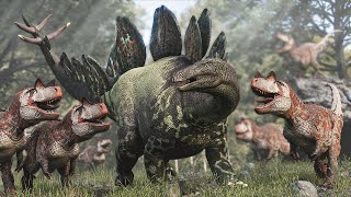 An Intimidating Foe  Life of a Stegosaurus  Path Of Titans [upl. by Jsandye]