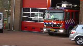 Opkomst En Uitruk Brandweer Ouderkerk [upl. by Halvaard]