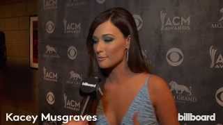 Kacey Musgraves backstage at the ACM Awards 2014 [upl. by Essyla]