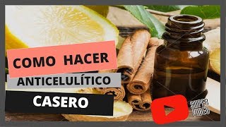 ✅Como Hacer ACEITE ANTICELULÍTICO  Muy fácil y económico💲 [upl. by Keligot107]