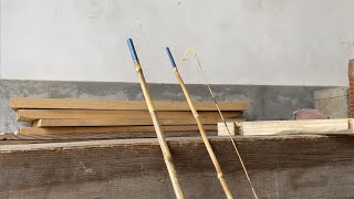 Home made bamboo fishing rods [upl. by Oiruam]