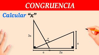 CONGRUENCIA de TRIANGULOS  ejercicios resueltos paso a paso [upl. by Zoellick13]