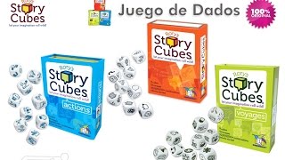 Cubos para crear cuentos o Historias dados Rorys Story Cubes  aPreciosdeRemate [upl. by Enirroc]