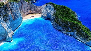 Navagio Beach Shipwreck Beach Greece [upl. by Ecined443]