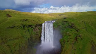 RoadTrip Iceland  Suðurland  Skógafoss  Drone  20240817 [upl. by Zerat]