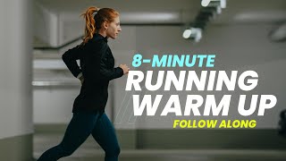 8 Min Running Warm Up amp Mobility  Follow Along  Prevent Knee amp Ankle Pain  PreRunning Routine [upl. by Enyrehtac701]