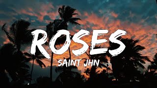 SAINt JHN  Roses Imanbek Remix Official Lyrics Video [upl. by Aikahc]