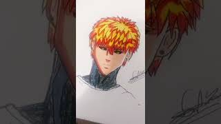 My opm genos drawing viralone punch manshort [upl. by Ramel553]