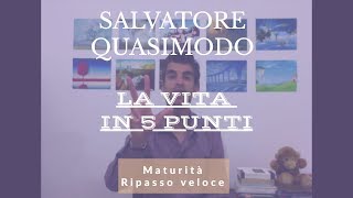 Salvatore Quasimodo Vita e Opere [upl. by Sirronal]