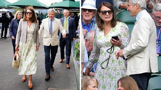 Carole Middleton Shines at Wimbledon in Daughter Kates Favorite Brand A Critical Examination [upl. by Alletneuq560]