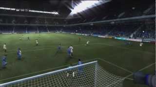 Astuce FIFA 12 Comment marquer sur un corner [upl. by Nnaeerb691]