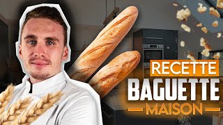 Faire sa Baguette Maison  Recette simple dun chef pour un Pain Français Inratable [upl. by Krusche]