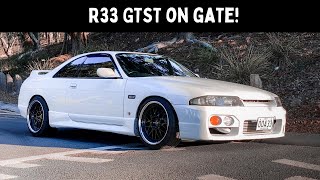 A VERY loud R33 GTST Skyline 6 Boost  3071r  Screamer [upl. by Ezra443]