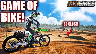 GAME OF BIKE AT THE GOAT FARM IN MXBIKES IT WAS SO CLOSE [upl. by Oleusnoc191]