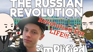 Oversimplified Reaction to Russian Revolution pt 1 After MONTHS [upl. by Kcirded450]