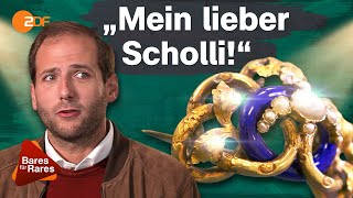 Julian ist begeistert Aus BiedermeierBrosche wird moderner Haarschmuck  Bares für Rares [upl. by Nednyl]