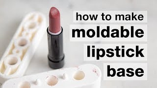 How to Make DIY Basic Lipstick Base [upl. by Linnet]