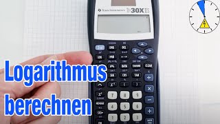 Logarithmus berechnen TI 30 X II S [upl. by Eed]