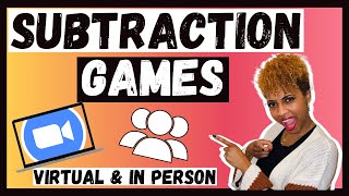 SUBTRACTION GAMES 5 EPIC SUBTRACTION MATH ZOOM GAMES VIRTUAL amp IN PERSON GAMES for FACT FLUENCY [upl. by Suidualc]