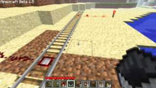 Minecraft Beta 15 Detector rail [upl. by Kcajyllib]