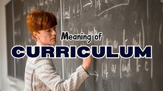 What is the meaning of Curriculum [upl. by Nosecyrb791]