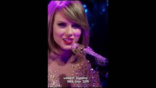 first live taylor swift song vs last live taylor swift song foryou trend [upl. by Berners]