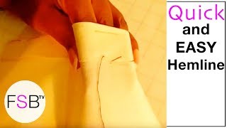 Sewing Quick and Easy Hemlines [upl. by Armalda]