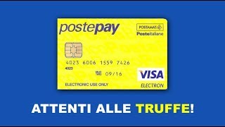 COME MI HANNO CLONATO LA CARTA POSTEPAY EVOLUTION [upl. by Gothurd]