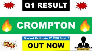 Crompton Q1 Results 2025  Crompton Results Today  Crompton Greaves Share Latest News  Crompton [upl. by Vaclava]