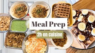 Meal prep  2h en cuisine pour me simplifier la vie et économiser de largent [upl. by Alodee]