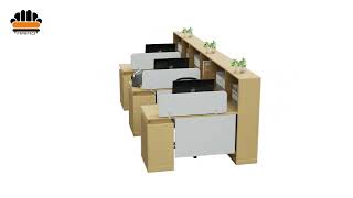 Open office desk 010 by MAIMO [upl. by Haronid]