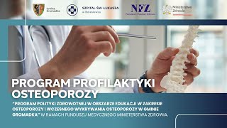 Program Profilaktyki Osteoporozy  Czym jest osteoporoza [upl. by Ordnaxela653]