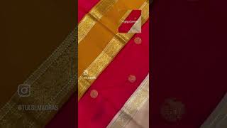 Ganga Jamuna Kanchipuram silk saree tulsimadras silksaree saree tulsisilks tulsi gangajamuna [upl. by Elraet]