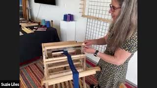 Warping Back to Front Part 1  Warp Board to Loom [upl. by Gardener343]