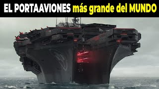 Nuevo portaaviones GIGANTESCO DE EEUU que conmociona al mundo [upl. by Anelej145]