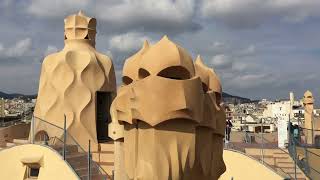 La Pedrera  Casa Milà Barcelona España [upl. by Beckman]