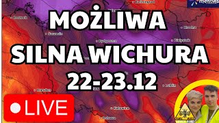 WICHURA 222312 Niż który przyniesie nam silny wiatr już widoczny na mapach Przegląd prognoz [upl. by Meletius]