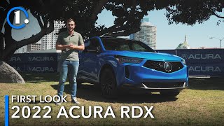 2022 Acura RDX First Look UpClose Details [upl. by Alyose699]