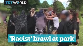 quotRacistquot assault on Muslim revellers in Oxford park [upl. by Odnolor713]