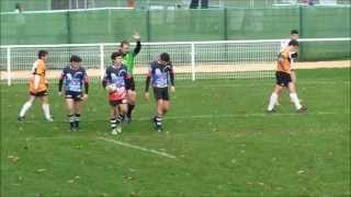 Match de rugby des cadets et des juniors à Montignac [upl. by Marba]