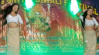 Kalha Nung phaidi kaubru song duet mwsamung cover dance video dance by KHUMPUI dance bodol 2024 [upl. by Nomyad]