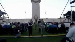 Dawn Service Villers Bretonneuz France  ANZAC Day 2013 [upl. by Olshausen]