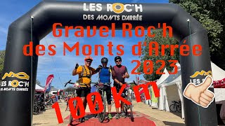 Gravel  Roch des Monts dArrée 100 Km [upl. by Alvina898]