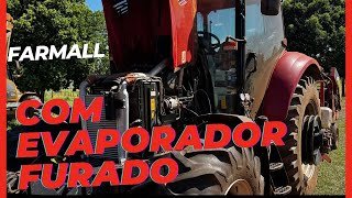 Como trocar Evaporador farmall t6 farmall com evaporador furado [upl. by Miculek]